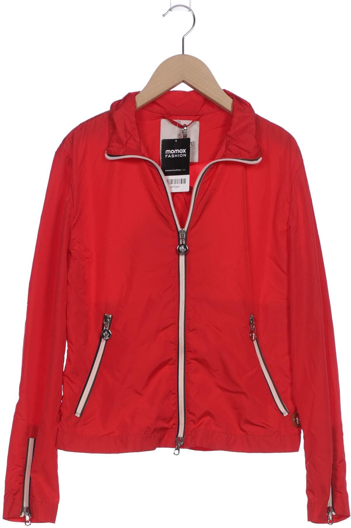 Moncler Damen Jacke, Rot, Gr. M, Synthetik / Leder - Second Hand