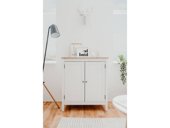 möbelvita Kommode Kommode Oslo 1 - in Weiß und Artisan Oak