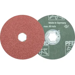 PFERD TOOLS COMBICLICK Korund Fiberscheibe für universelle Anwendungen - 64190003