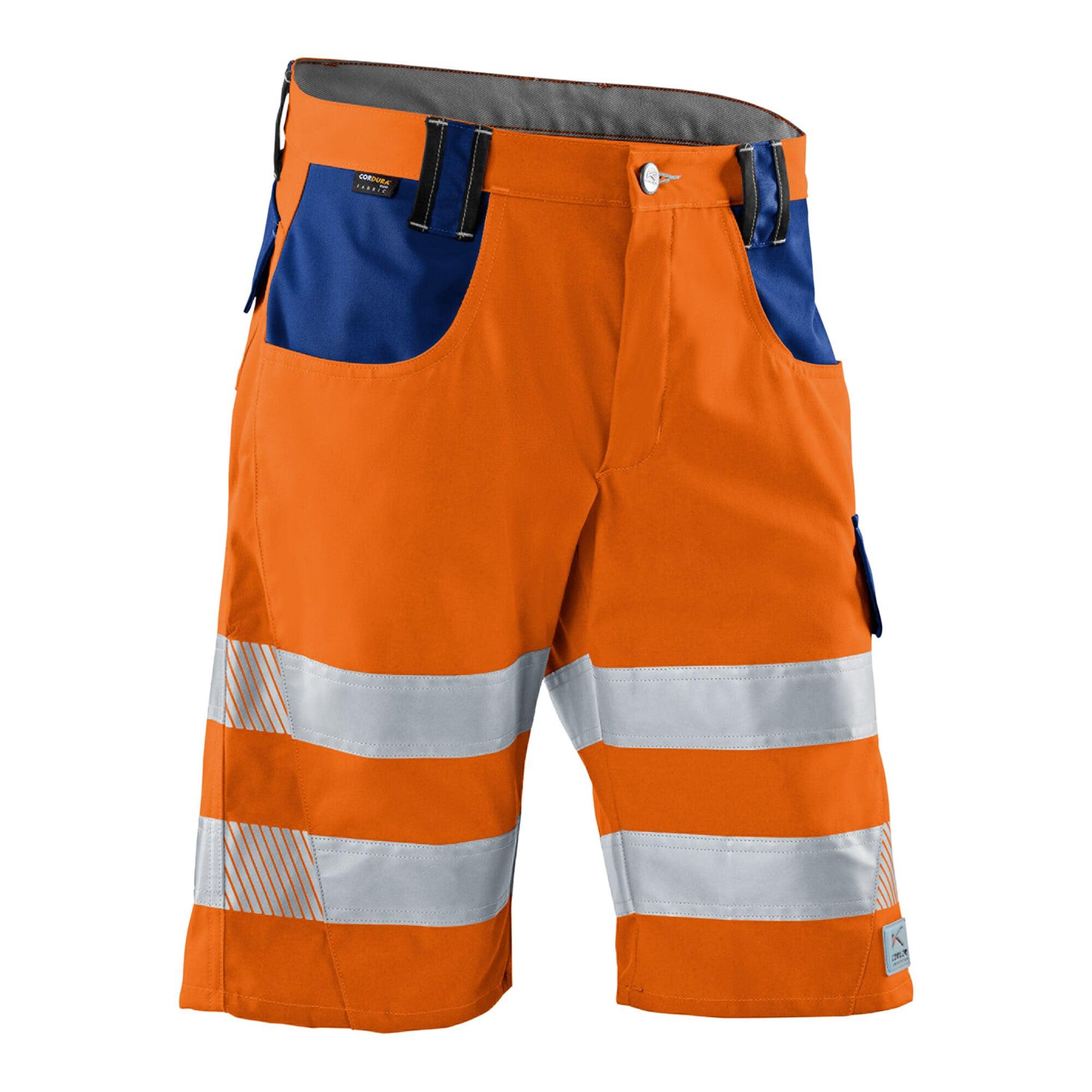Kübler PSA Reflectiq Shorts 2307 warnorange/kbl.blau 48 ; Kübler Workwear (2307 8340-3746-48)
