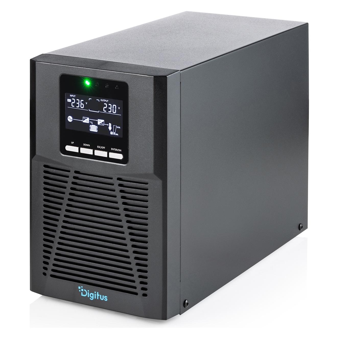 Digitus OnLine USV-Anlagen, Tower Typ, 1000 VA / 1000 W (1000 VA, 1000 W, Online-Doppelwandler USV) (DN-170130)