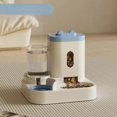 Uplift Essentials Professional 2 in 1 Automatic Pet Feeder & Water Fountain blue