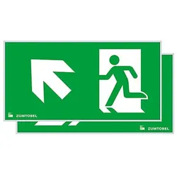 Zumtobel 22171541 Sicherheitszeichen PURESIGN 150 TEC-GP SP2-E002-UPLR WH