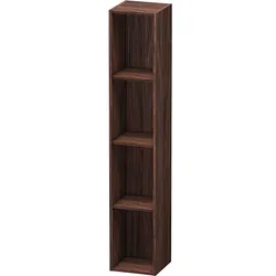 Duravit L-Cube Regalelement LC120502121 18x18cm, 4 Fächer, vertikal, nussbaum dunkel