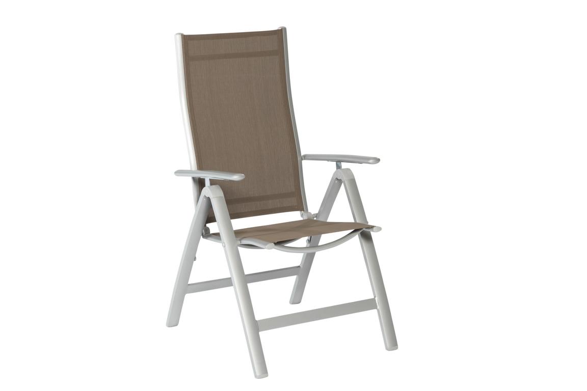MERXXHANDELS Carrara Klappsessel taupe Aluminium/Textil 09201961