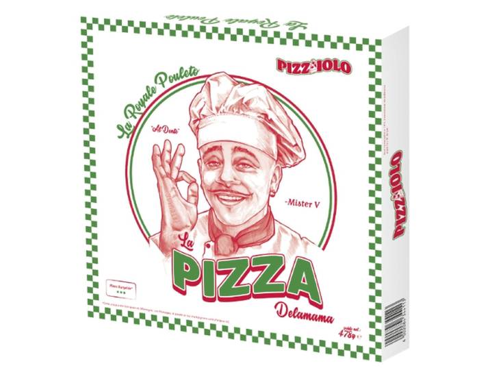 Pizzas Delamama – Pizza La Royale Pouleto, 478 g