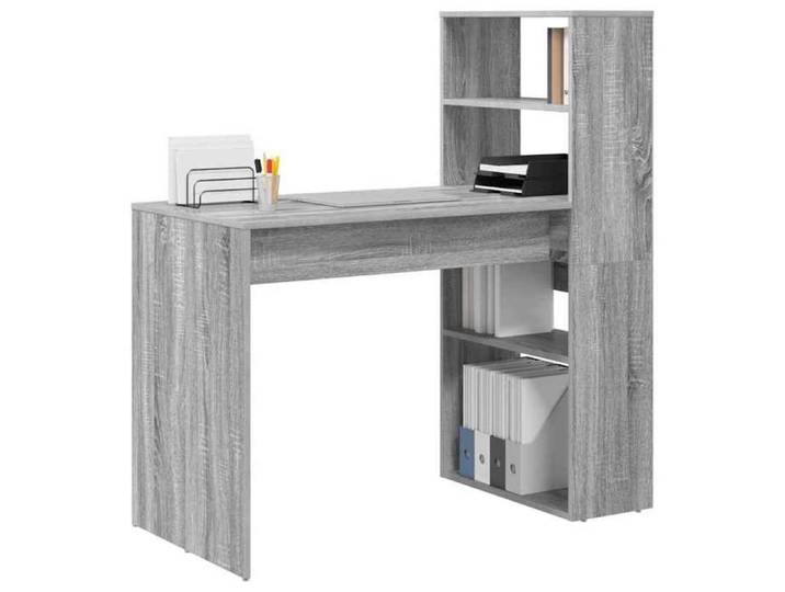 NEW Bureau debout - Gris Bureau d'étude - Charge 50kg - Gris Sonoma 113x54x120cm Bois d'ingénierie_3215