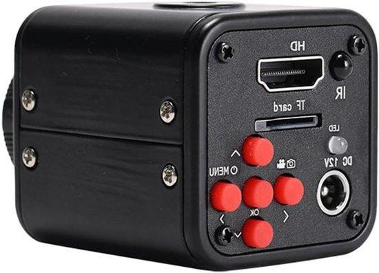 Digitale Microscoop Camera met 16MP Resolutie en 1080P Video Opname voor Industriële Inspectie - Zwart