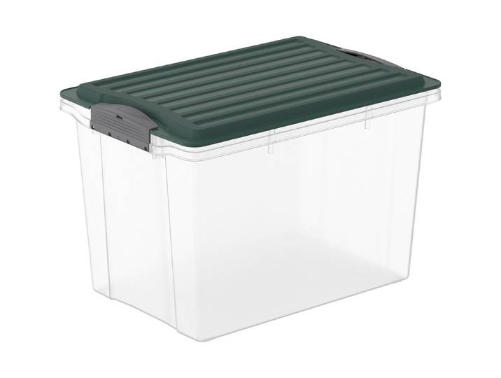 Rotho Stapelbox mit Deckel Oecoplan 39.5 × 27.5 x 27 cm A4 / 19 l