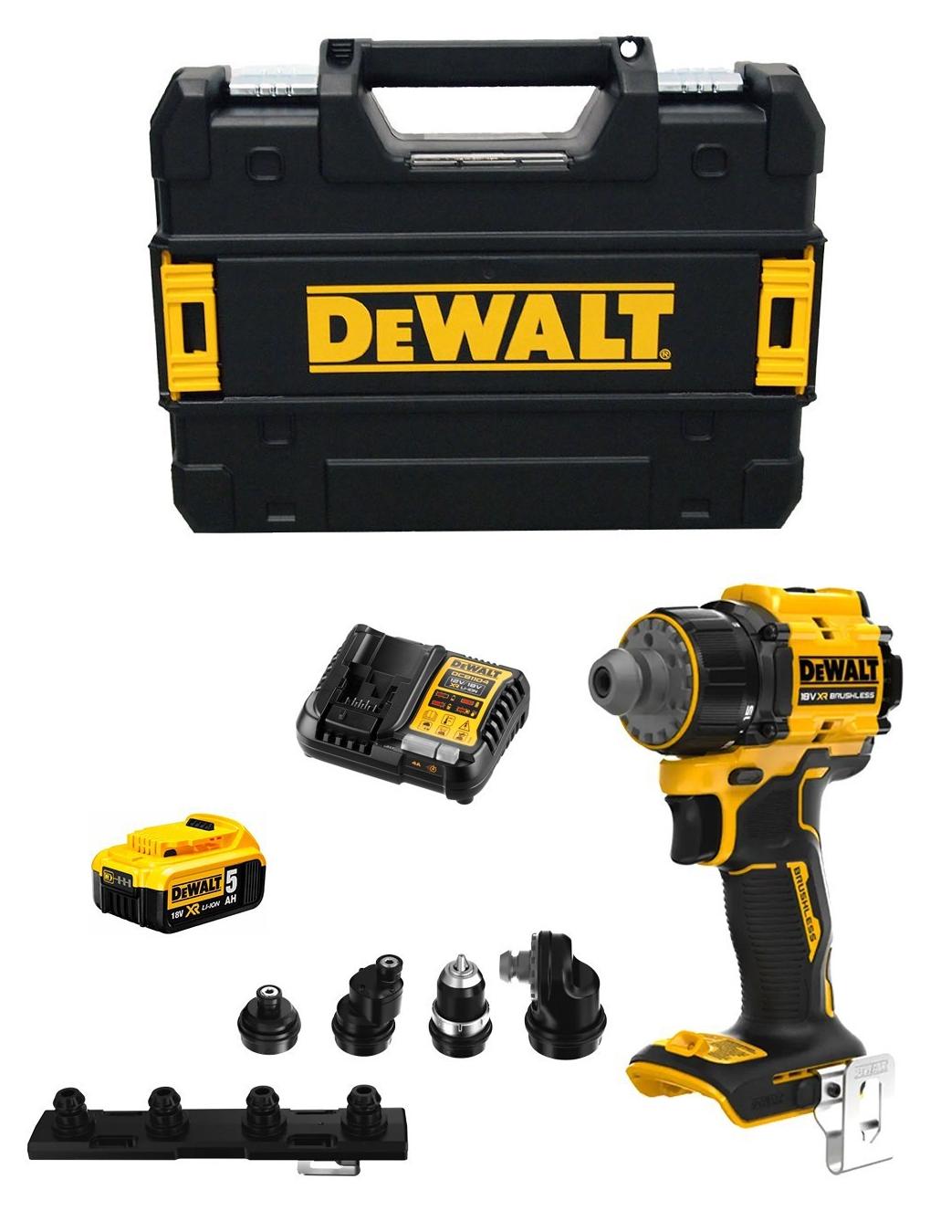 Bohrschrauber DeWALT DCD803P1T (1 x 5,0 Ah + DCB1104 + TSTAK II)