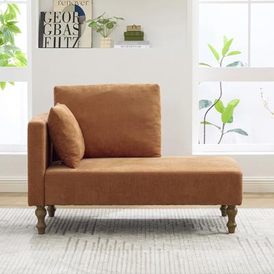 Kodotan sofa "50""W Modern Chaise Lounge Chair, Upholstered In Soft Chenille Fabric, Sturdy with Rubberwood Legs, Strong Load-Bearing Capacity"