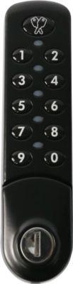 C+P Elektronisches Zahlenschloss, Vierstellige Zahlenkombination, Eurolocks 3780, schwarz