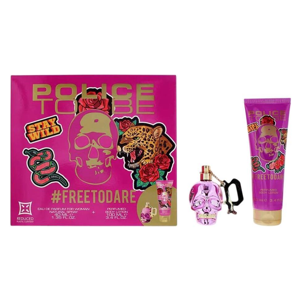 Police To Be Christmas 2023 Free to Dare Woman 2 Stk (Körperpflegeset, Parfum Set) (1539363)