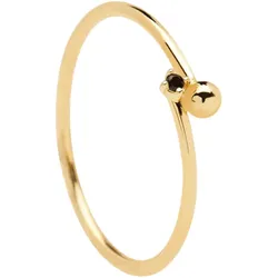 PD PAOLA - RING - BLACK ESSENTIAL - gold