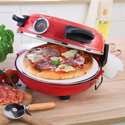 Pizza-Ofen mit Keramik-Steinplatte Basilico