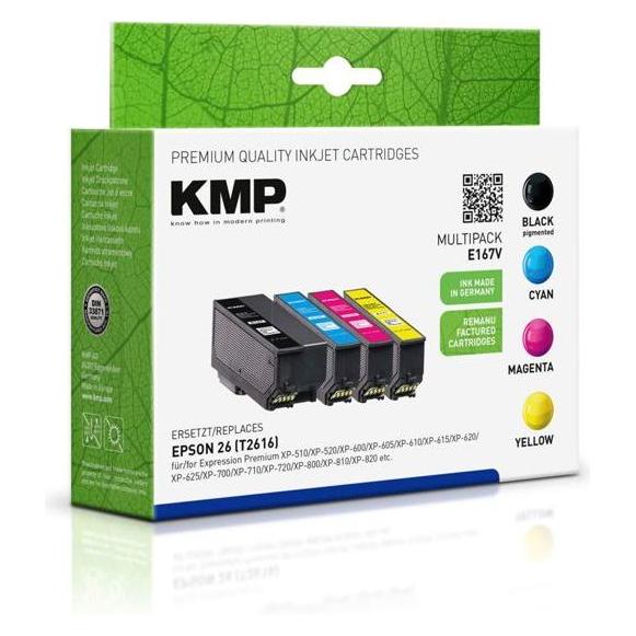 KMP E167V Multipack (BK, C, M, Y) (1626,4850)
