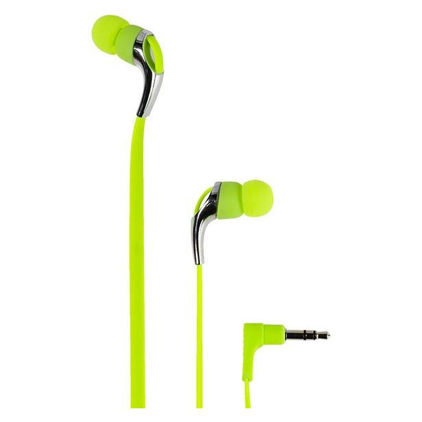 Vivanco Neon Buds Wired Headphones In-ear Music Metallic, Yellow (Keine Geräuschunterdrückung, Kabelgebunden) (37304)