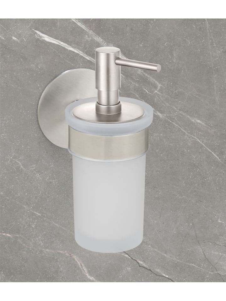 Schöner Wohnen Kollektion Seifenspender ''Meleto'' in Weiß/ Silber - 150 ml - onesize