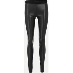 Leggings aus Kunstleder Schwarz 34