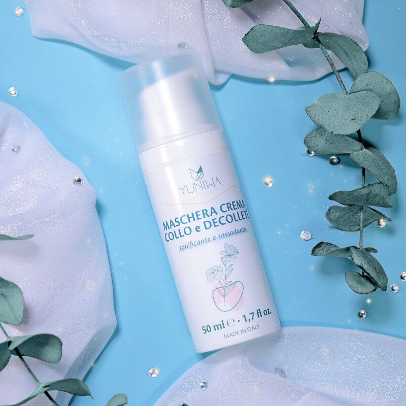 yuniwa cosmetics Maschera Crema Collo e Décolleté Tonificante e Rassodante