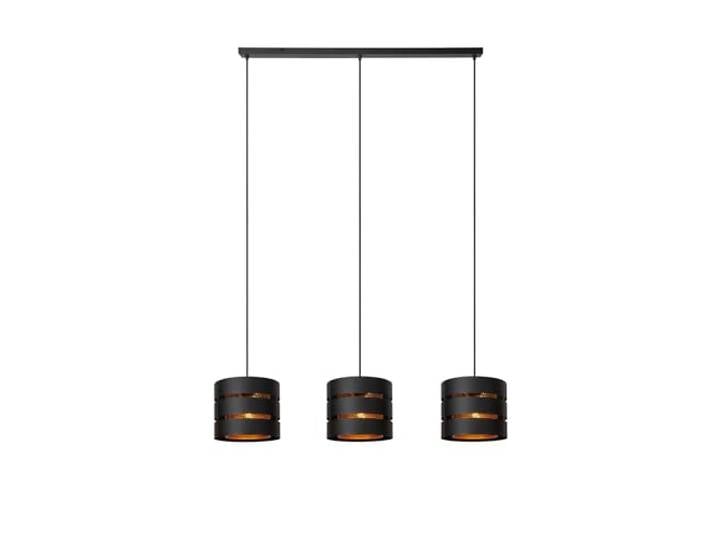 LUCIDE ROSAS - Suspension - 3xE27 - Noir