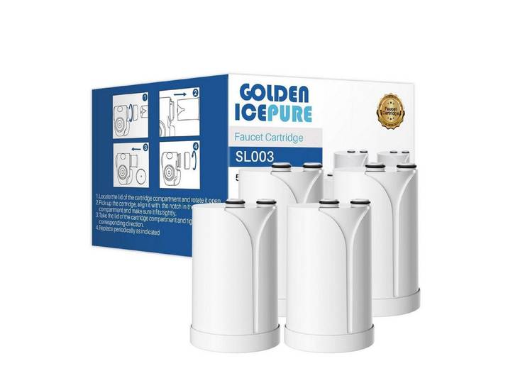 LuxusKollektion Wasserhahnfilter Wasserfilter On Tap Pro V-MF 4er Pack