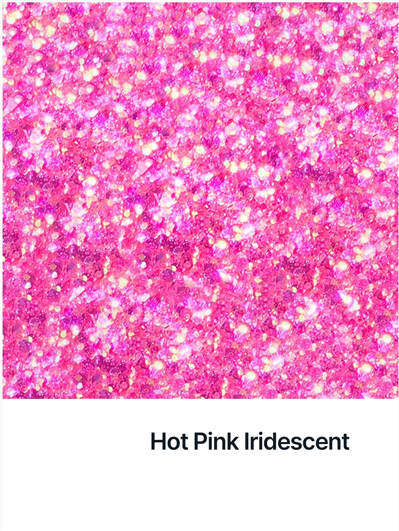Hemway Glitter Mix Shaker 105g / 3.7oz   Hot Pink Iridescent   Cosmetic, Festival, Epoxy Resin, Crafts - Hot Pink Iridescent - 105g