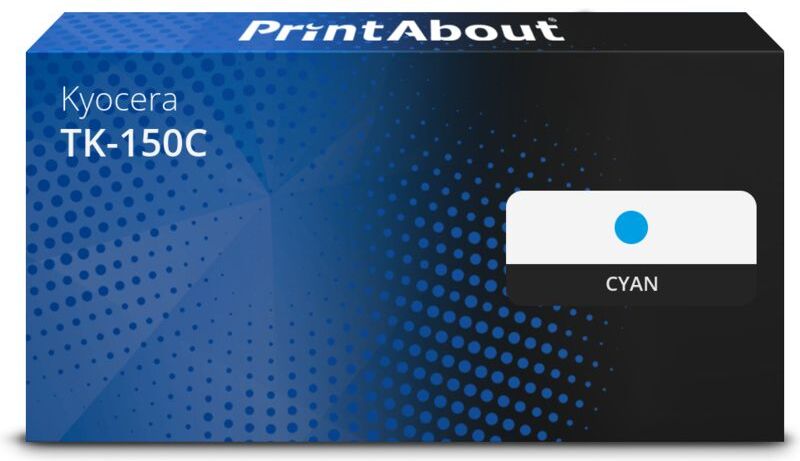PrintAbout Toner kompatibel mit Kyocera TK-150C - Cyan