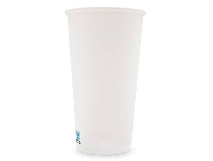 Wellsamed WELLSACUP 1000 Pappbecher 440 ml Weiß, geeignet für Heißgetränke, Coffee to Go, Business, Veranstaltungen, Party