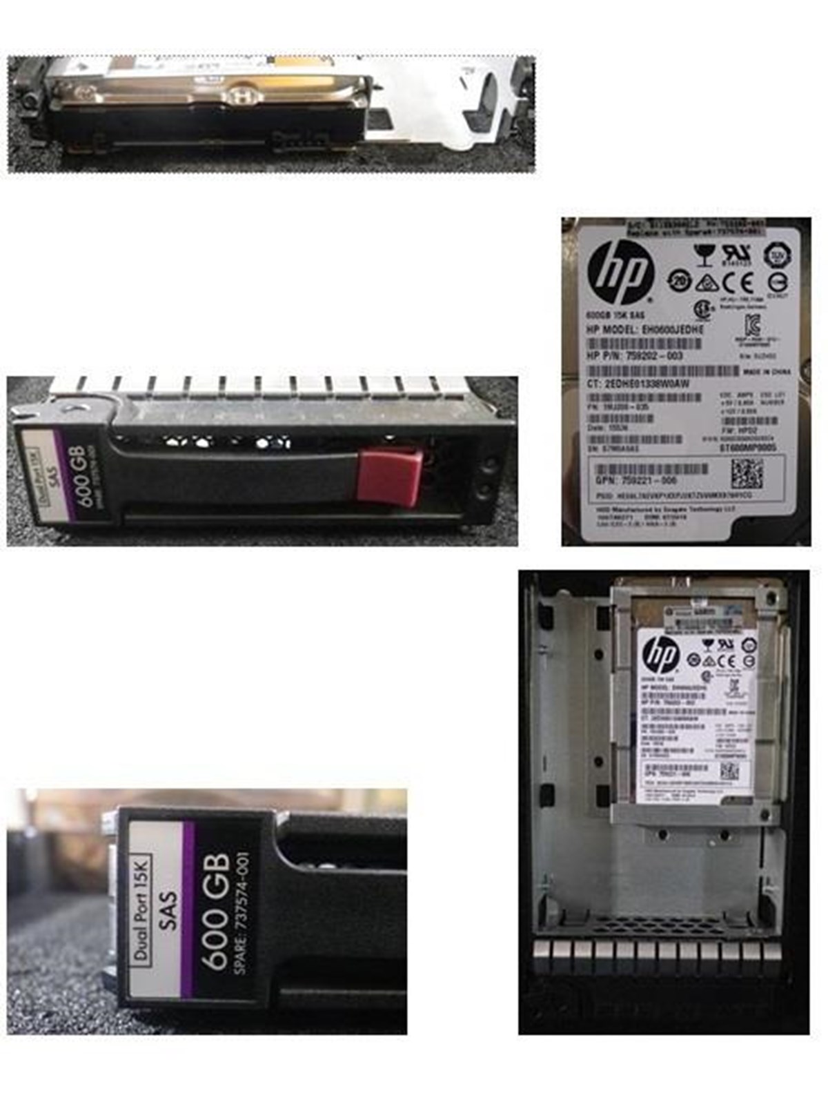 HP E - 600GB - Festplatten - 517354-001 - Serial Attached SCSI - 3.5"