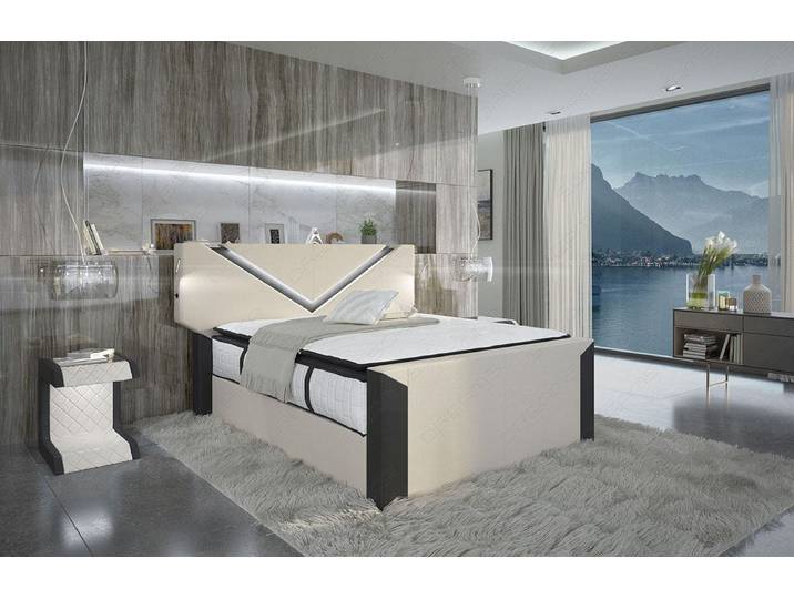 Boxspringbett Lyon Stoff