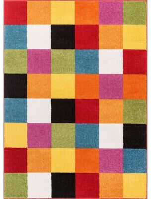 Well Woven Starbright Bright Square Geometric Kids Area Rug