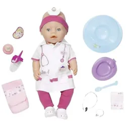 BABY born® 819173 Interactive Doctor Puppe