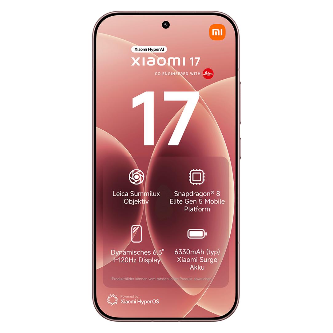 Xiaomi 17/12GB/512GB/Alpine Pink (512 GB, 12 GB) (72957)