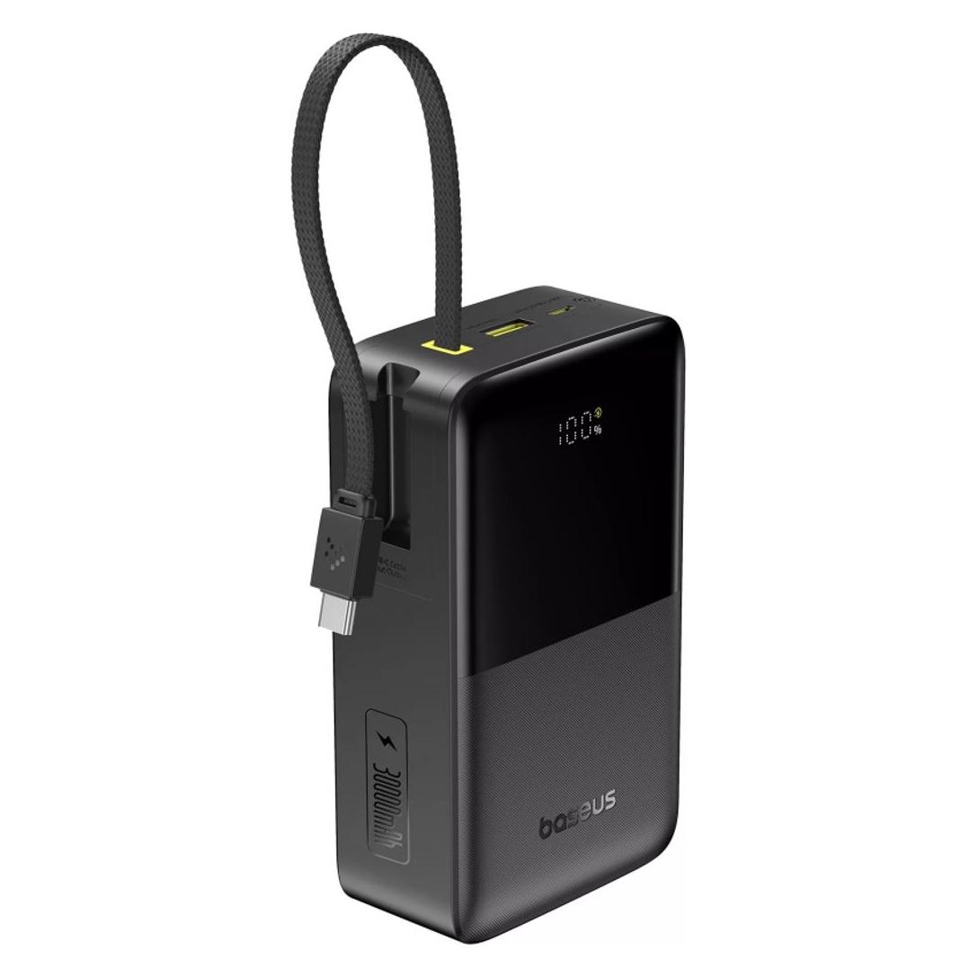 Baseus EnerFill FC51 Bipow 2 Pro Cable 30000mAh Cosmic Black (30000 mAh, 22.50 W) (E0028100)