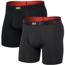 SAXX, Herren, Funktionsunterhose, Multi Sport Brief Fly (XL), Schwarz