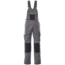 MASCOT Augsburg Latzhose mit Knietaschen UNIQUE Anthrazit / Schwarz 58 - 12169-442-88809-90C58 - Anthrazit / Schwarz