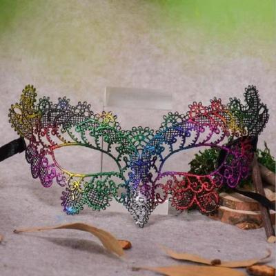 Inspired Finds Women Lace Masquerade Eye Mask For Party And Halloween multicolor