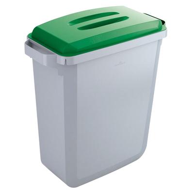 Durable Abfalleimer DURABIN VEH2012028 60l grau +Deckel grün