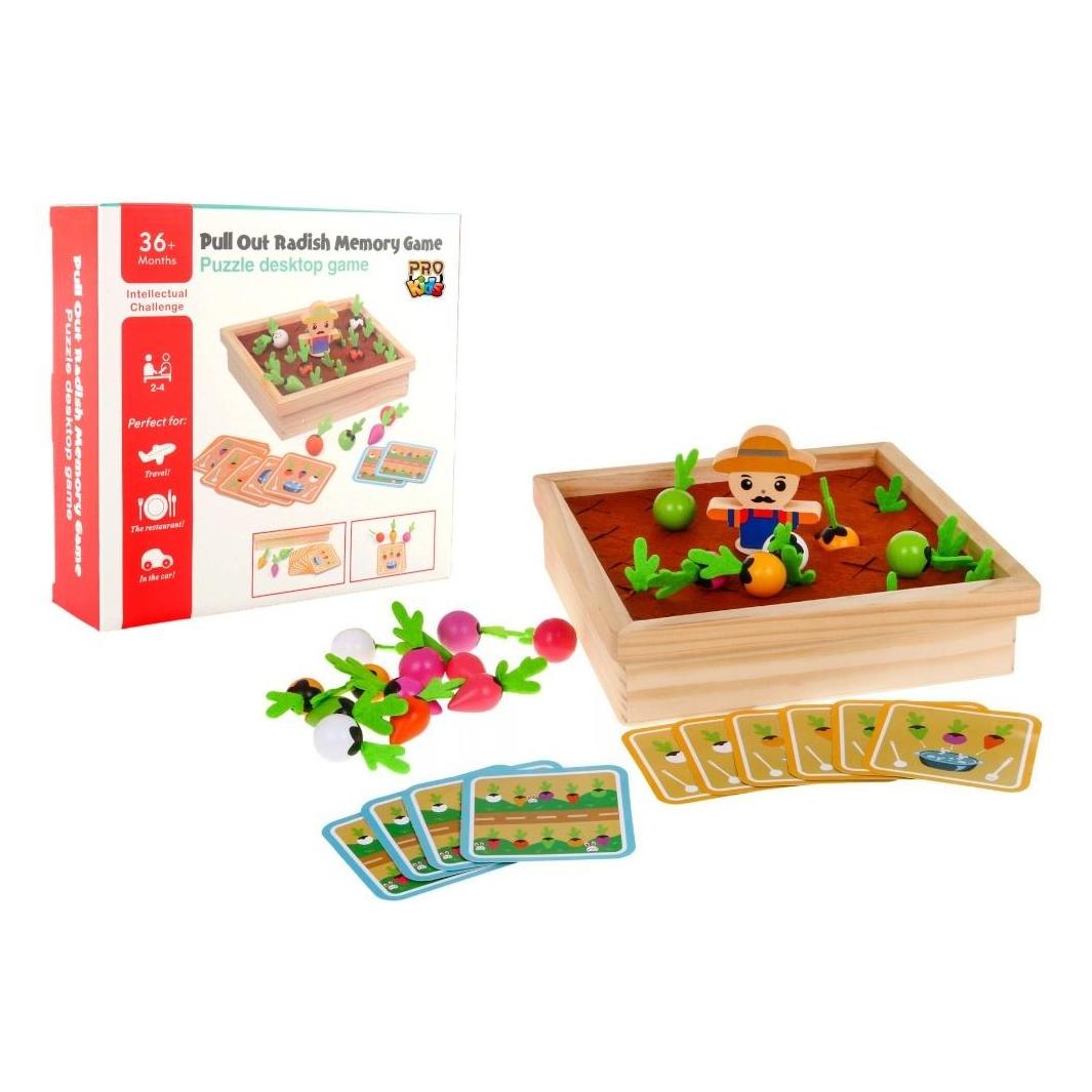 Pro Kids Memory-Gemüsegarten aus Holz (1 - 2 Spieler) (56586014)
