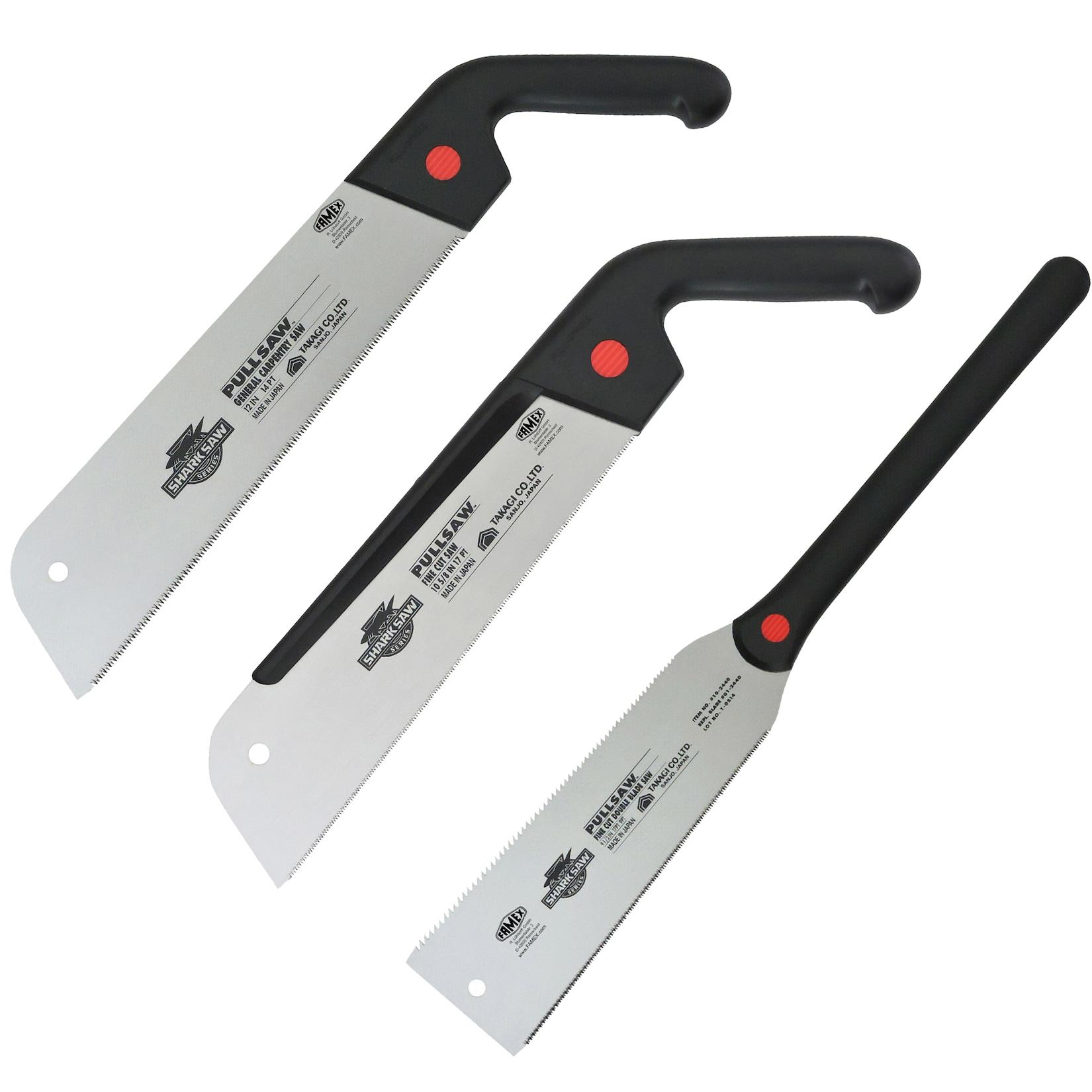 FAMEX 5534 Tischler Set - Japansäge Ryoba, Dozuki, Kataba