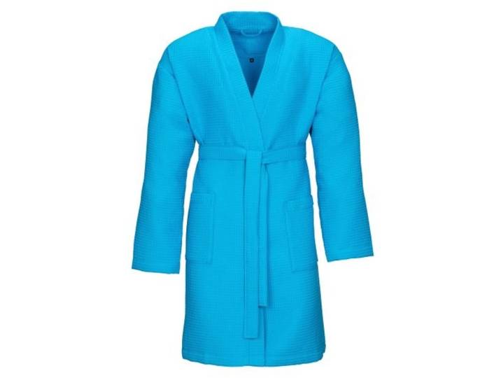 Vossen Bademantel Rom M turquoise Baumwolle M