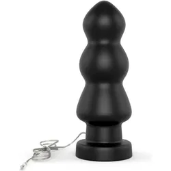 Lovetoy, Analtoy, Love Toy - King Size Vibrating Anal Rigger 20 cm - Schwarz