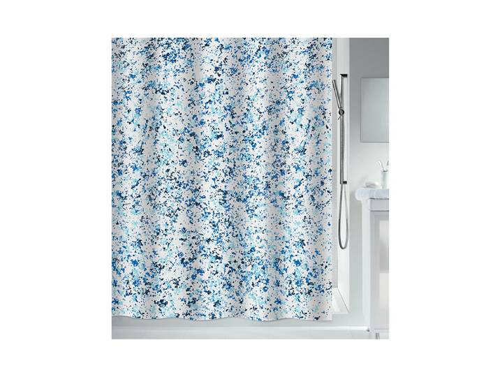 Spirella Vision Textilduschvorhang 180x200cm Blau
