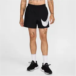NIKE Challenger Swoosh 5" Dri-FIT Laufshorts Herren 010 - black/black/black/white M