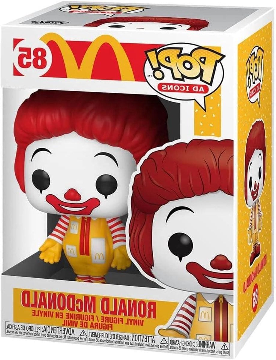 Ronald McDonald Figuur Diamond Collection Verzamelbeeldje Bobblehead Multicolor