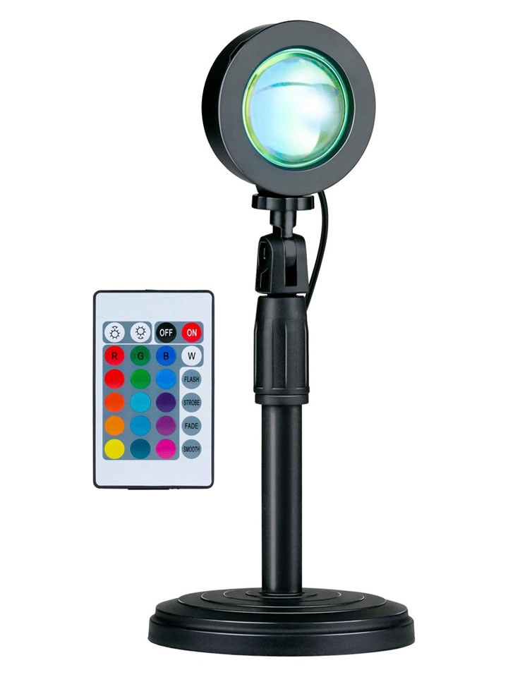 GRUNDIG Sonnenuntergangs-Projektionslampe in Schwarz - (H)38 cm - onesize