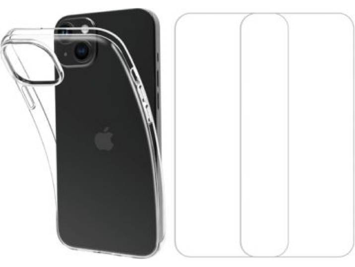 Essentielb - Coque Iphone 15 Plus Coque + Verre Trempé