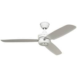 CasaFan Night Flight WE Deckenventilator 65 W (Ø x H) 132 cm x 240 mm Weiß Winterbetrieb, mit Fernbedienung, Leuchtenanbau möglich 9313216