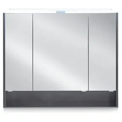 Pelipal Spiegelschrank PE 6040 Dekor Grau Dunkelgrau